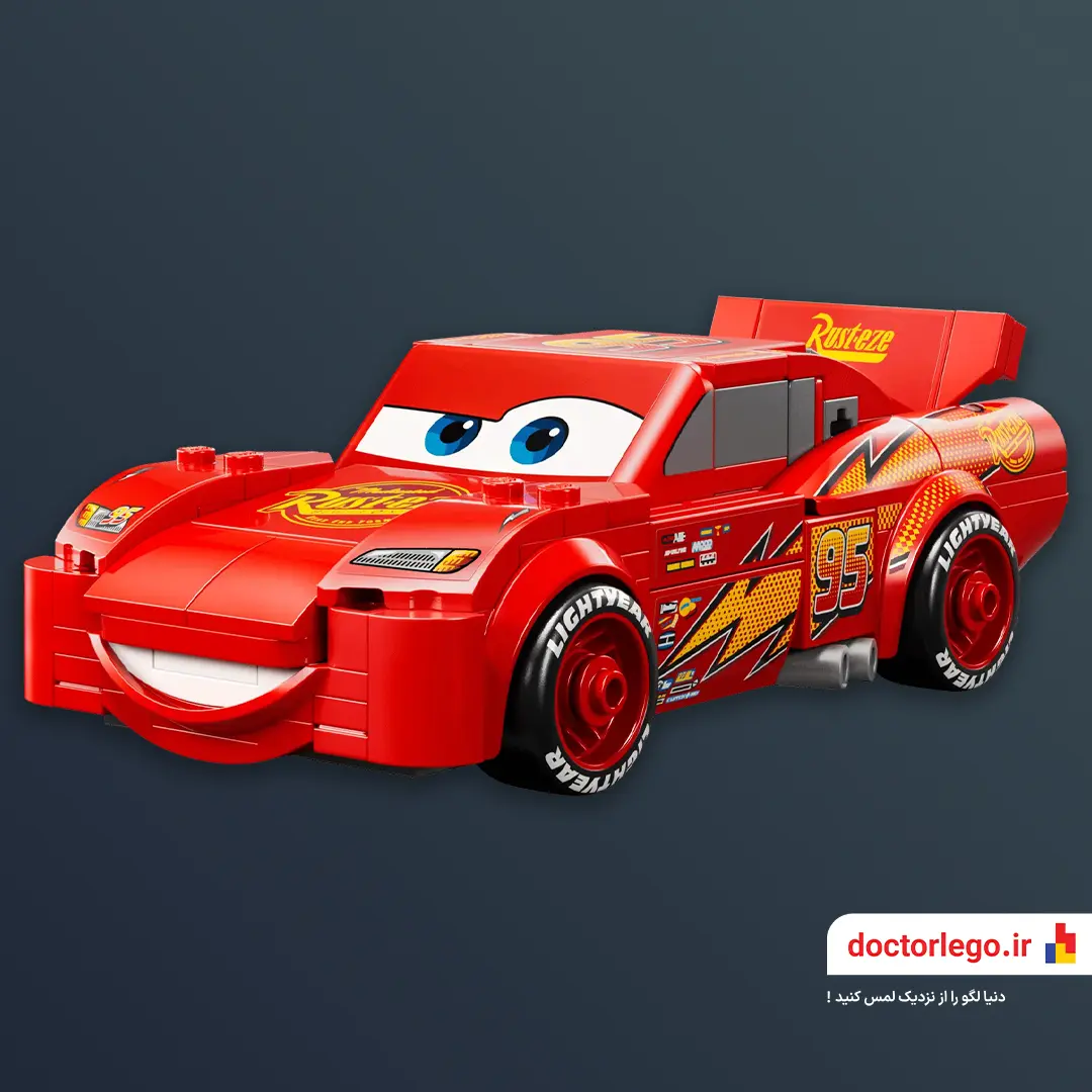 ightning-mcqueen-77255 لگو ماشین ها لایتنینگ مک کویین Lightning McQueen 77255